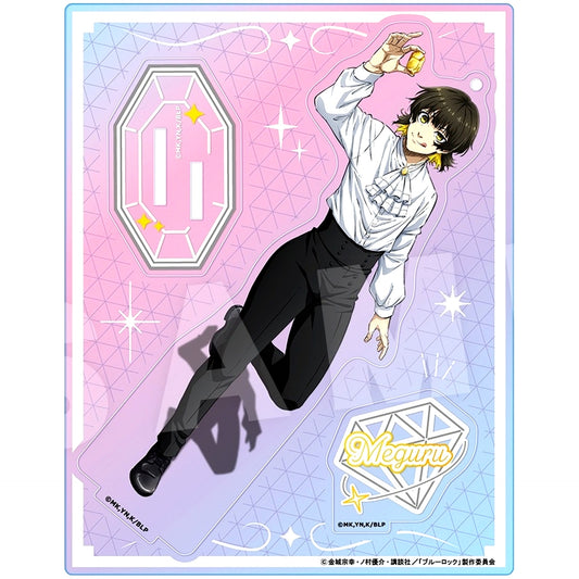 Meguru Bachira 6 Aurora Acrylic Figure Ver. Rough Diamond Blue Lock [USED]