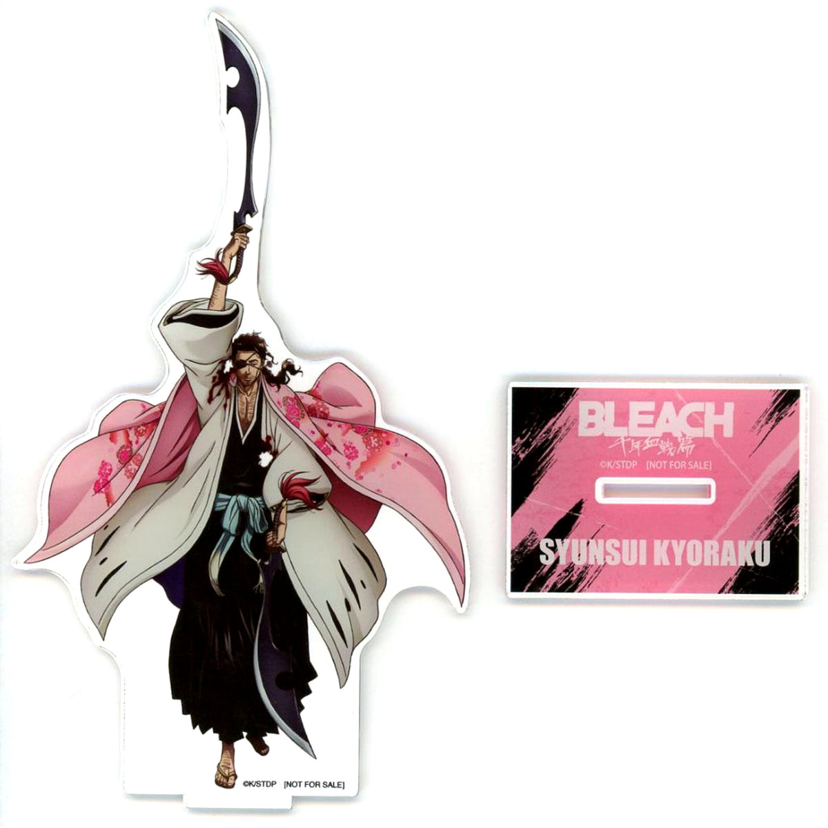 Shunsui Kyoraku Bleach: Thousand-Year Blood War III Anime Illustration Acrylic Stand Blu-ray/DVD Perfect Limited Edition Animate Purchase Bonus [USED]