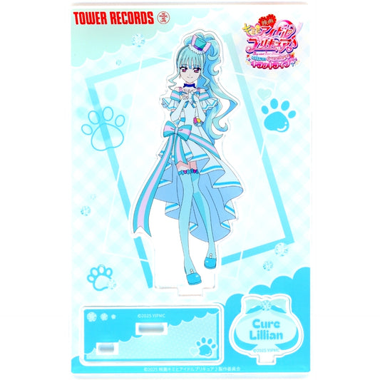 Cure Lillian Acrylic Stand Movie You and Idol Pretty Cure Kirakki Live x Tower Records Cafe [USED]