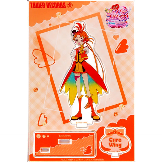 Cure Wing Acrylic Stand You and Idol Pretty Cure the Movie: For You! Our Kirakilala Concert! Tower Records Cafe [USED]