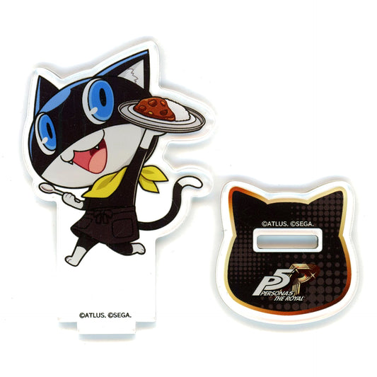 Morgana Persona 5 Royal & Persona 5: The Phantom X x AMOCAFE Collaboration Cafe Trading P5R Mini Character Acrylic Stand [USED]