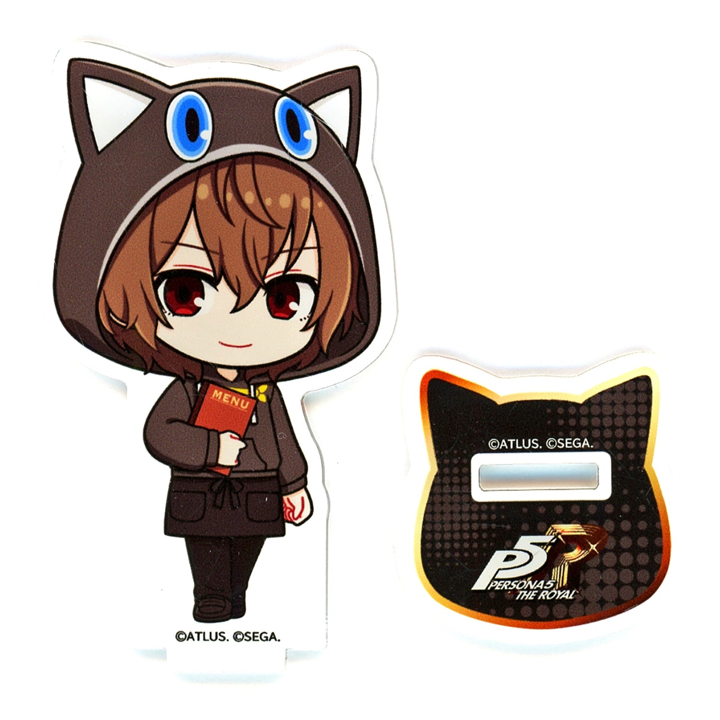 Goro Akechi Persona 5 The Royal The Phantom X AMOCAFE Trading P5R Mini Chara Acrylic Stand [USED]