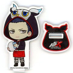 Shun Kano Persona 5 Royal & Persona 5: The Phantom X x AMOCAFE Collaboration Cafe Trading P5X Mini Character Acrylic Stand [USED]