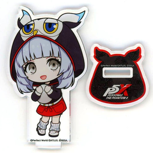 Miyu Sahara Persona 5: The Phantom X Persona 5 Royal x AMOCAFE Collaboration Cafe Trading P5X Mini Character Acrylic Stand [USED]