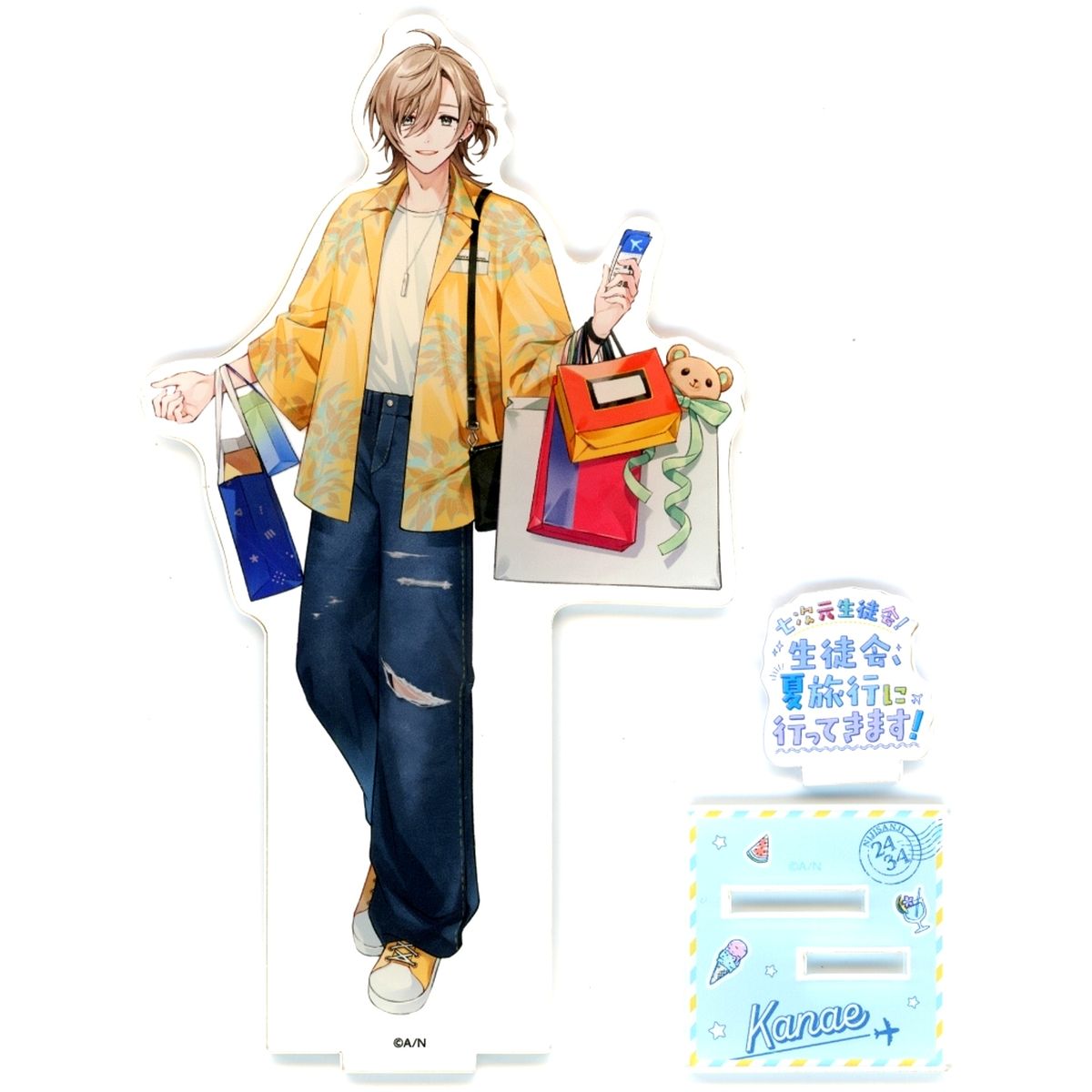 Kanae Virtual YouTuber Nijisanji Acrylic Stand NIJISANJI Seven Dimension Student Council! Student Council Goes on a Summer Trip! x Karaoke Manekineko [USED]