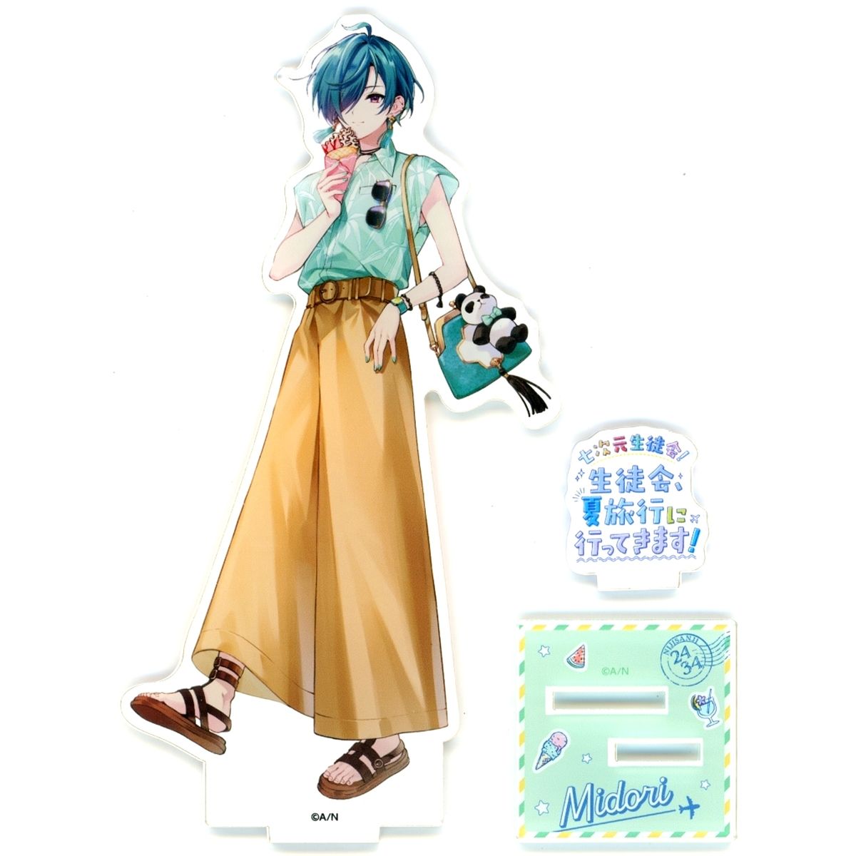 Ryushen Virtual YouTuber Nijisanji NIJISANJI Seven Dimension Student Council! Student Council Goes on a Summer Trip! x Karaoke Manekineko Acrylic Stand [USED]