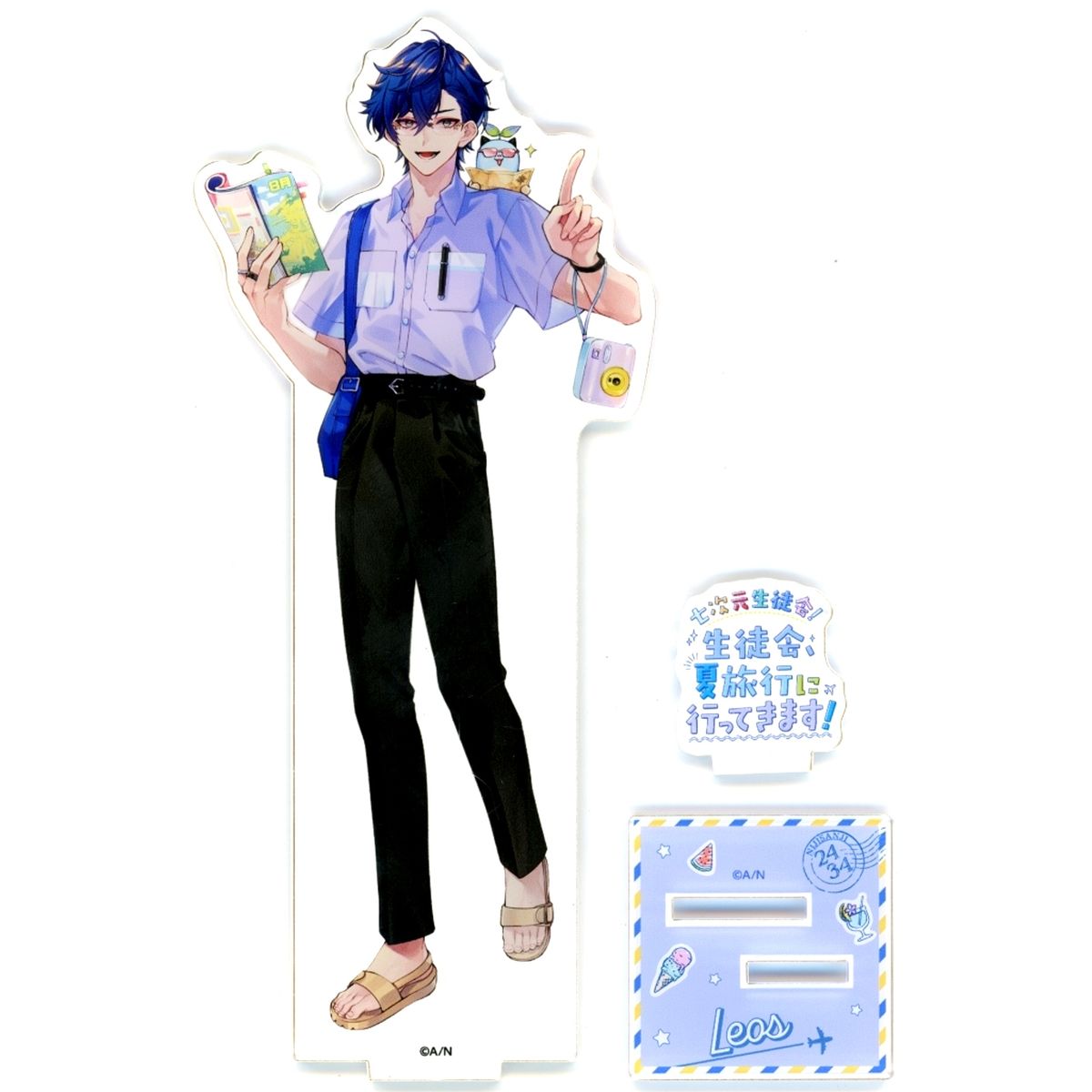 Leos Vincent Acrylic Stand Virtual YouTuber Nijisanji Nananiji Student Council Summer Trip x Karaoke Maneki Neko [USED]