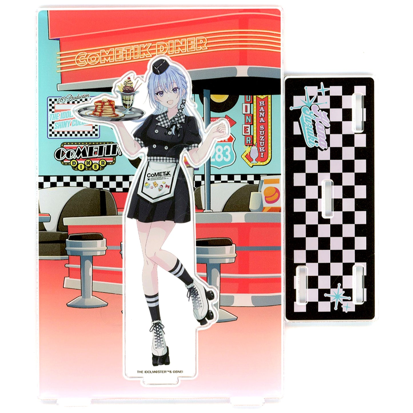 Hana Suzuki Acrylic Stand with Frame The Idolmaster Shiny Colors BicCamera Group Goods Fair AMERICAN DINER [USED]