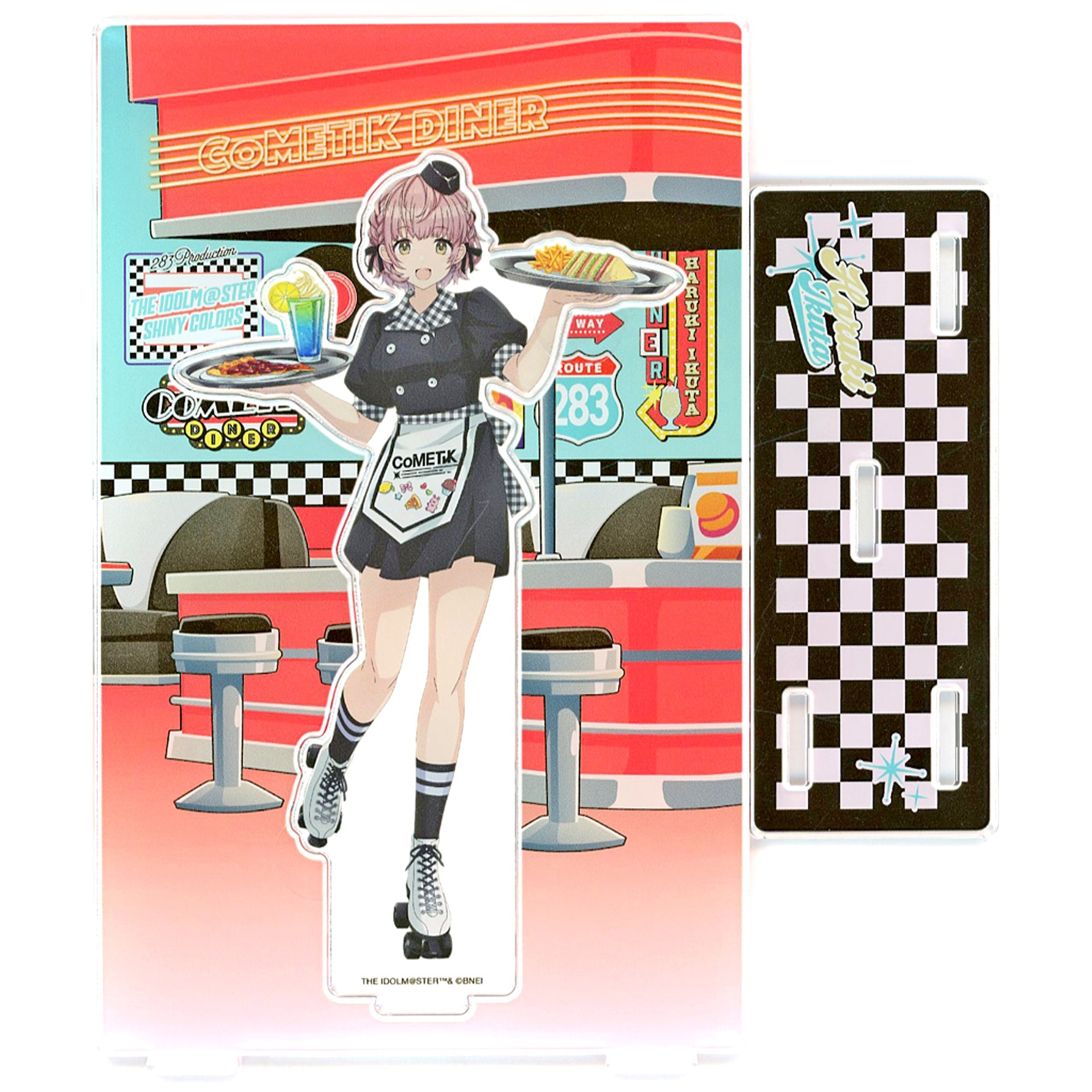Haruki Ikuta Acrylic Stand with Frame The Idolmaster Shiny Colors BicCamera Group Goods Fair AMERICAN DINER [USED]