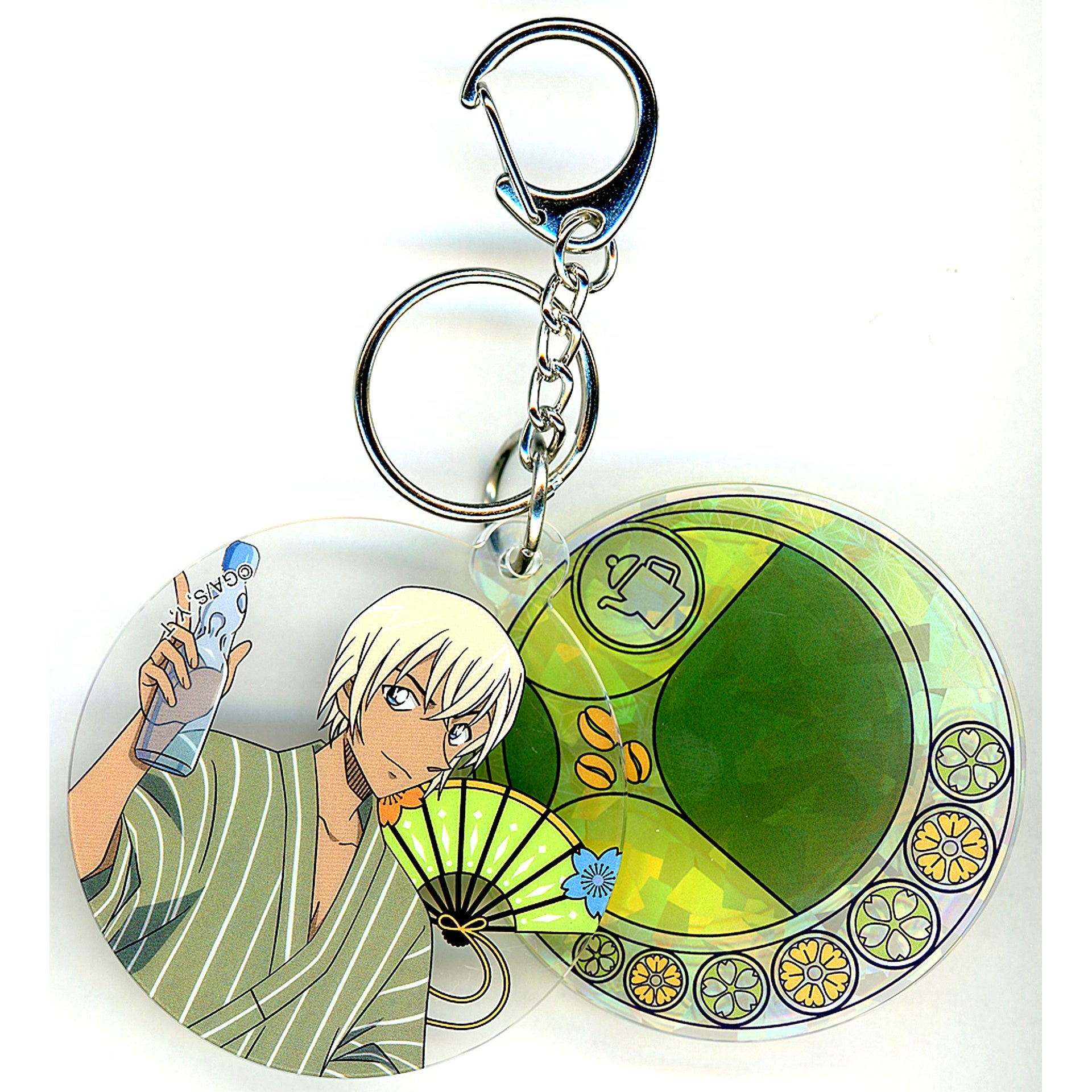 Toru Amuro Detective Conan x NetEase LOFTER Stained Glass Hologram Acrylic Keychain China Limited [USED]