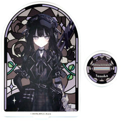 Nanoka Kurobe C-8 Prize Stained Glass Style Acrylic Stand Kujimate Mahou Shoujo no Majo Saiban [USED]
