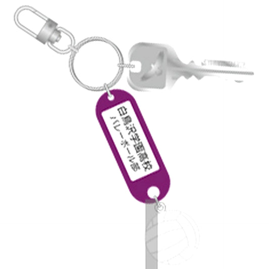 Shiratorizawa Haikyu!! Trading High School Name Key Charm Keychain Vol. 2 [USED]