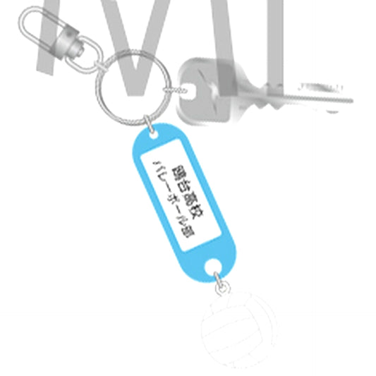 Kamomedai Haikyu!! Trading High School Name Key Charm Keychain 2nd [USED]