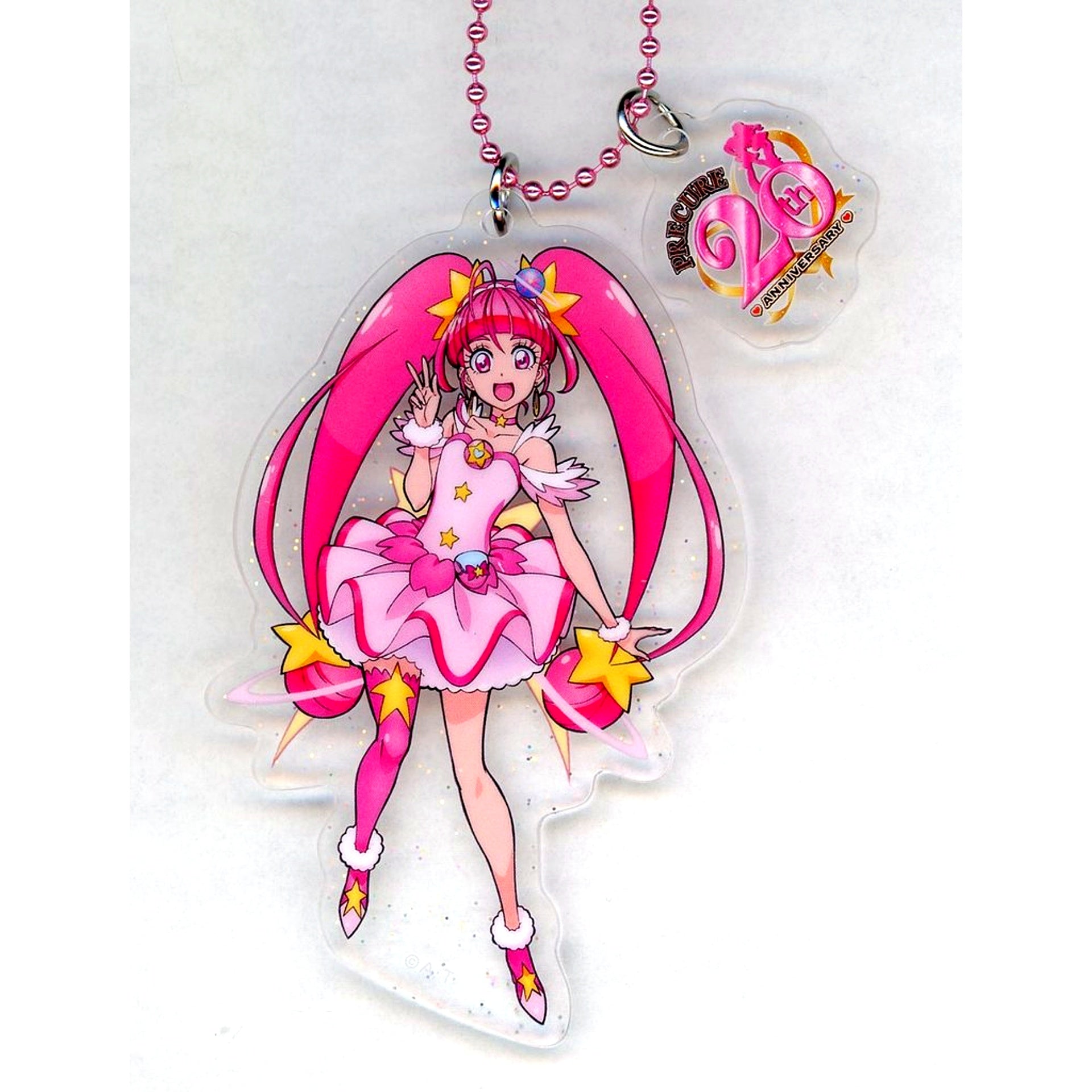 56. Cure Star PreCure All Stars 20th Acrylic Keychain PreCure Pretty Store Limited [USED]