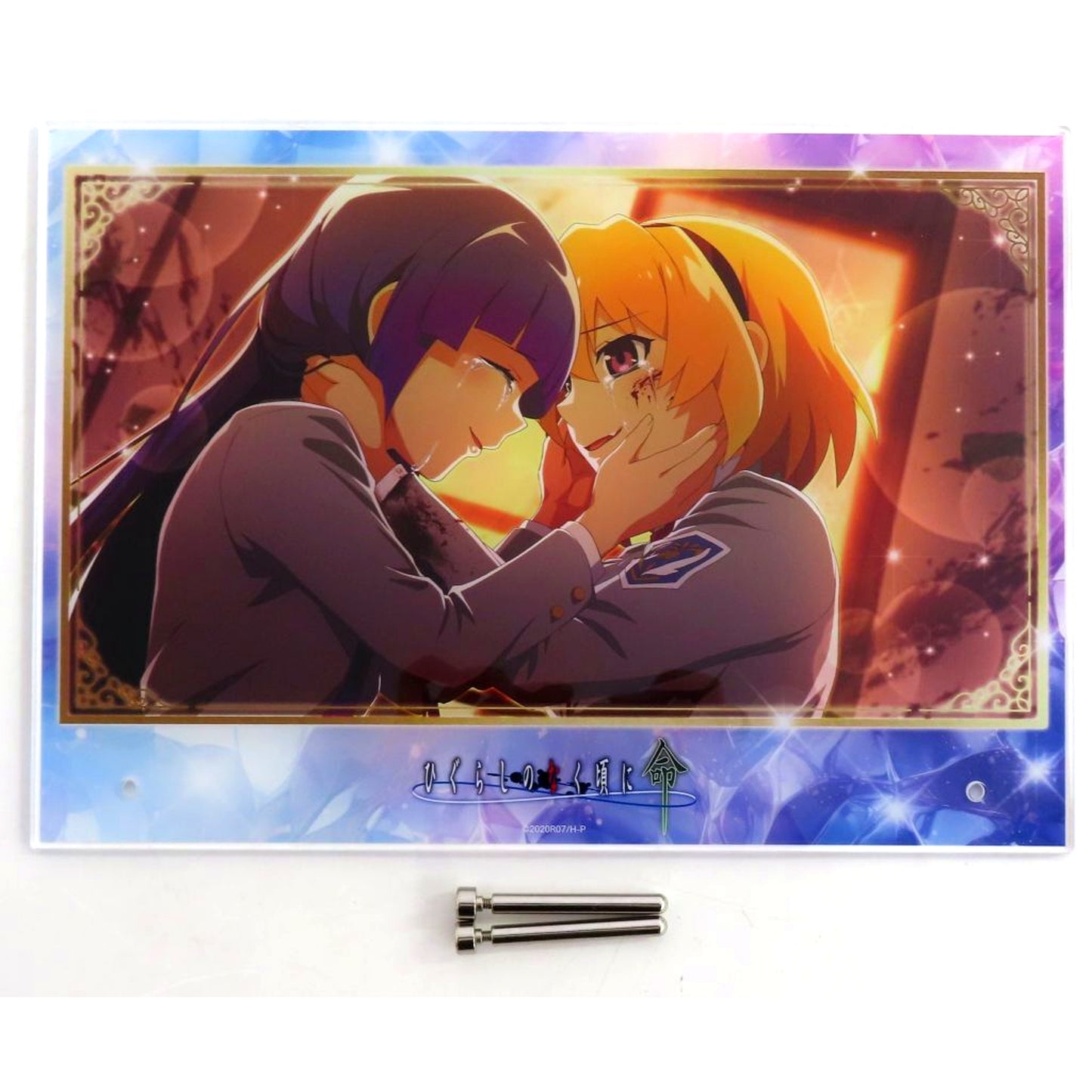 Satoko Hojo Infection Onset A-1-36 Prize Higurashi When They Cry Mei Web Kuji Part 4 Memorial Fragments A4 Acrylic Visual Panel [USED]