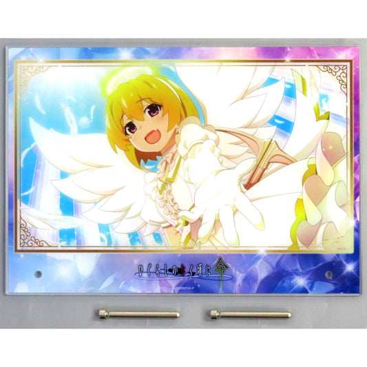 Satoko Hojo White Wing Angel Higurashi When They Cry Mei A4 Acrylic Visual Panel WEB Kuji Vol. 4 Memorial Fragments A-1-38 Prize [USED]