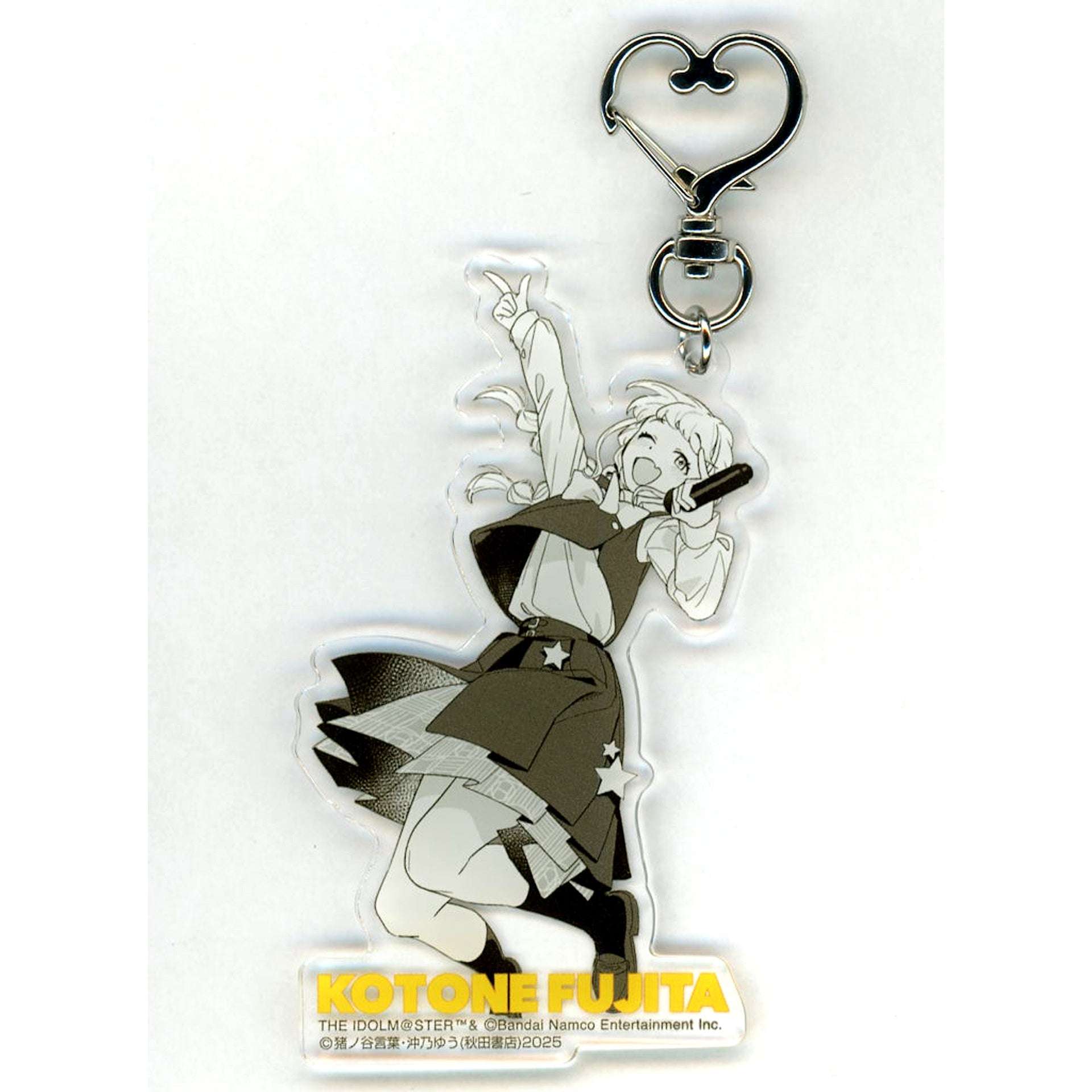 Kotone Fujita Acrylic Keychain Gakuen Idolmaster Gold Rush Vol.3 Comics Animate Set Included Bonus [USED]