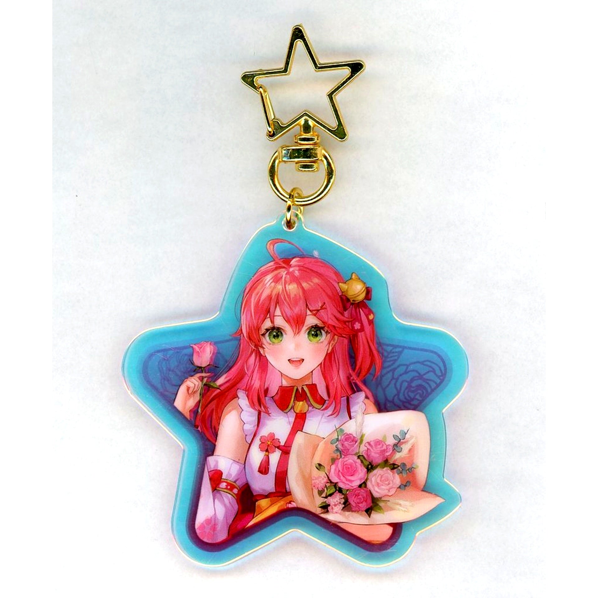 Sakura Miko Hololive Acrylic Keychain Meet x Taipei POP UP STORE Flower Series [USED]