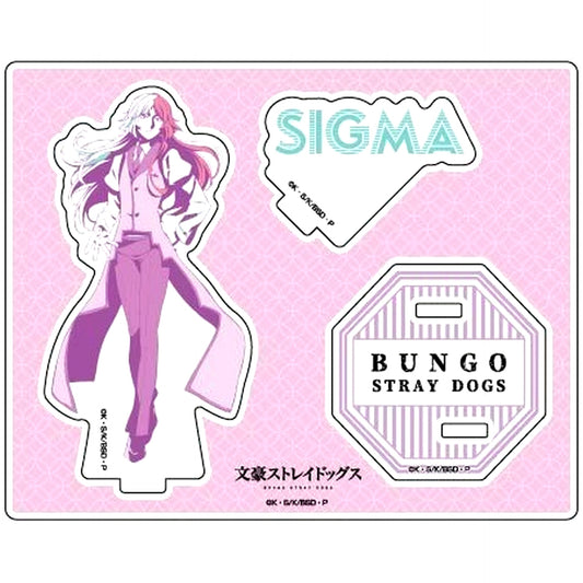 Sigma Bungo Stray Dogs Letter Collection Acrylic Stand [USED]