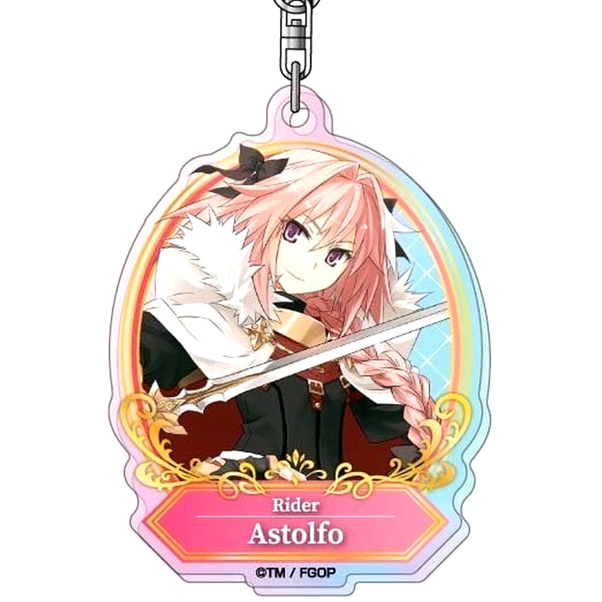 Rider Astolfo Fate/Grand Order Aurora Acrylic Keychain [USED]