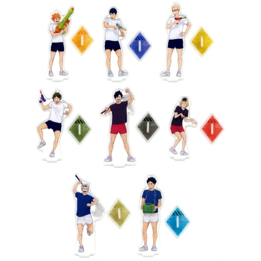 Haikyu!! Shoyo Hinata & Others All 8 Types Set Ichiban Kuji Road to Nationals Acrylic Stand Prize E [USED]