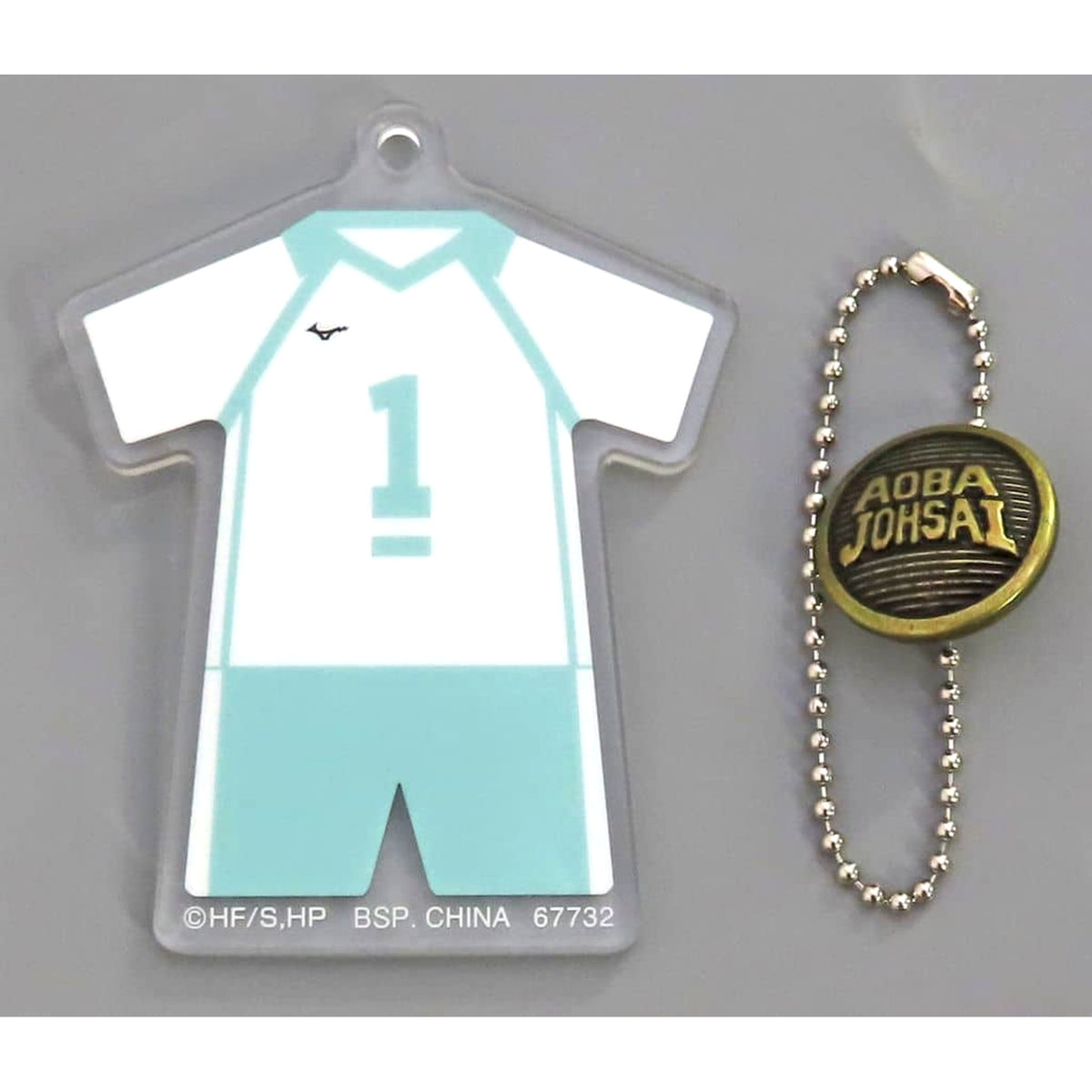 Haikyu!! Toru Oikawa Ichiban Kuji Road to Nationals School Icon Button Acrylic Charm Prize F Charm [USED]