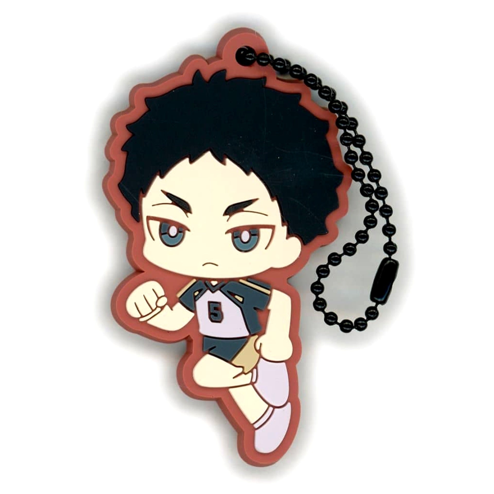 Haikyu!! Keiji Akaashi Ichiban Kuji Road to Nationals Rubber Charm Prize H [USED]