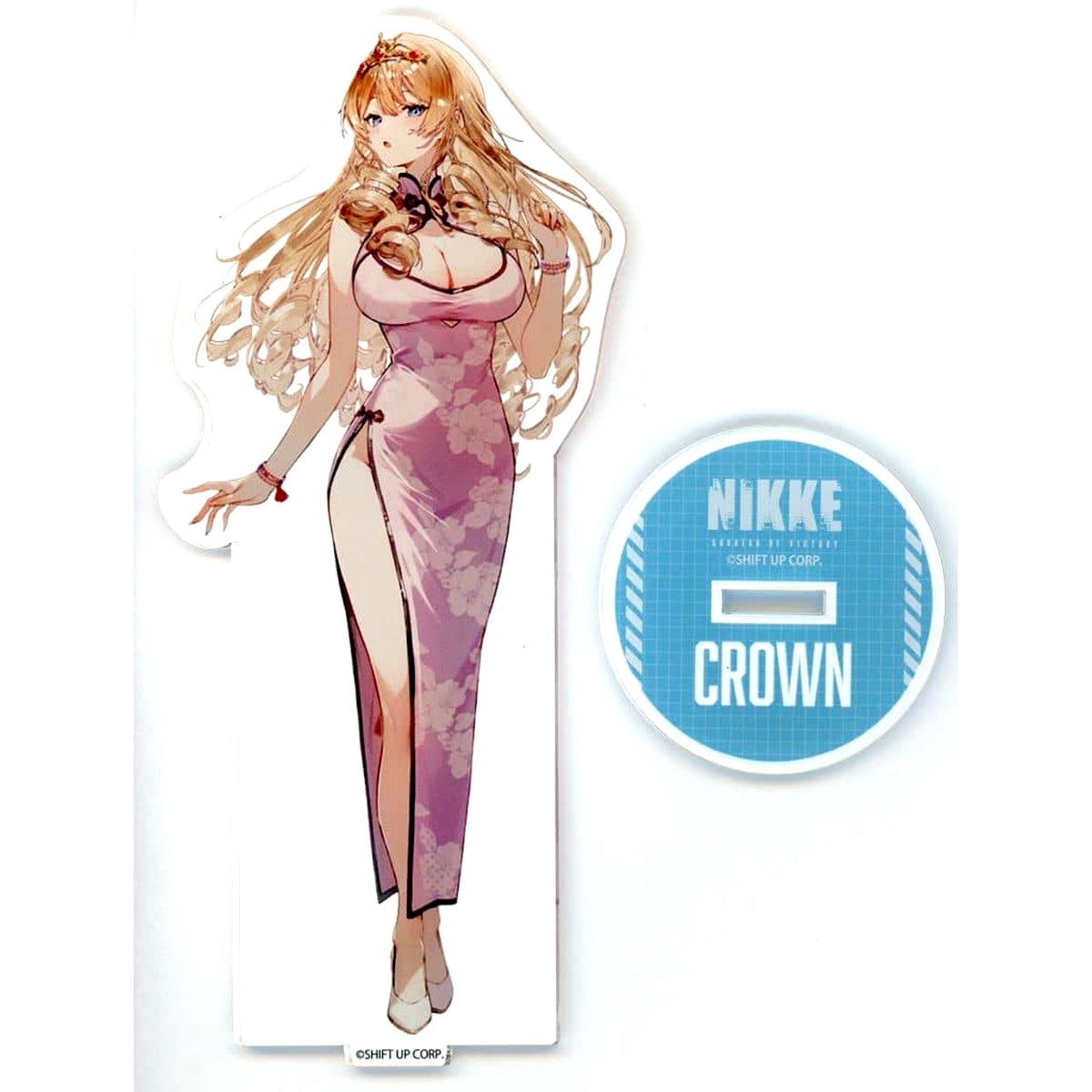Crown Goddess of Victory: NIKKE Taito Station spring colors Full Body Acrylic Stand [USED]