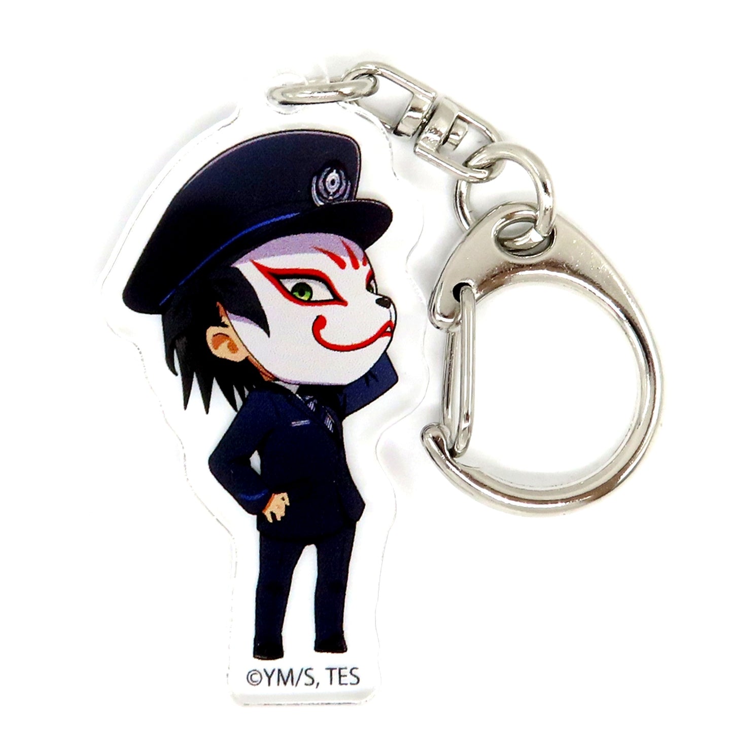 Genba Kazama Acrylic Keychain The Elusive Samurai Keisei Electric Railway [USED]