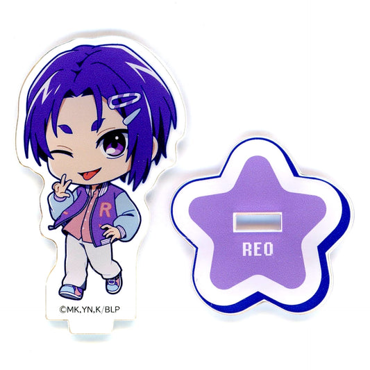 Reo Mikage Blue Lock x Collabo Cafe Honpo 2025 Retro Pop Cafe Trading Chibi Character Acrylic Stand [USED]