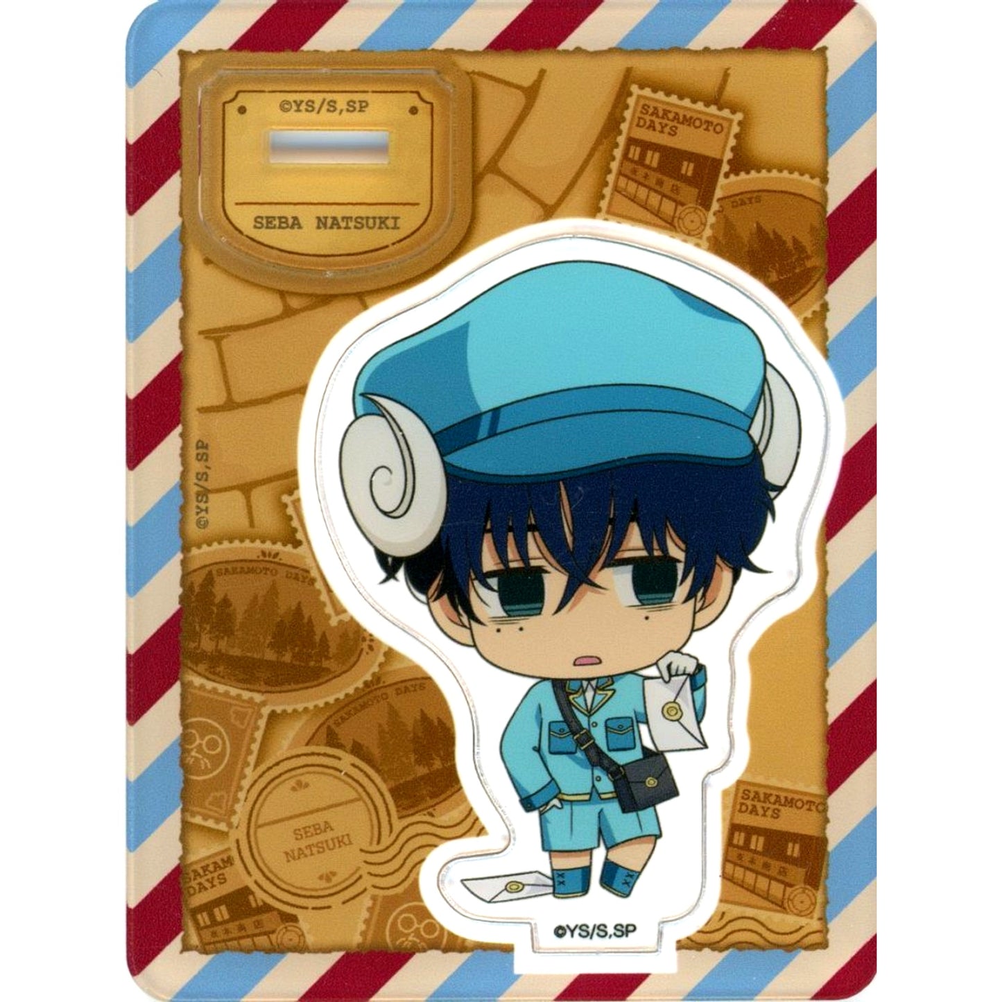 Natsuki Seba Sakamoto Days Acrylic Mascot Otodoke Mail Ver. [USED]