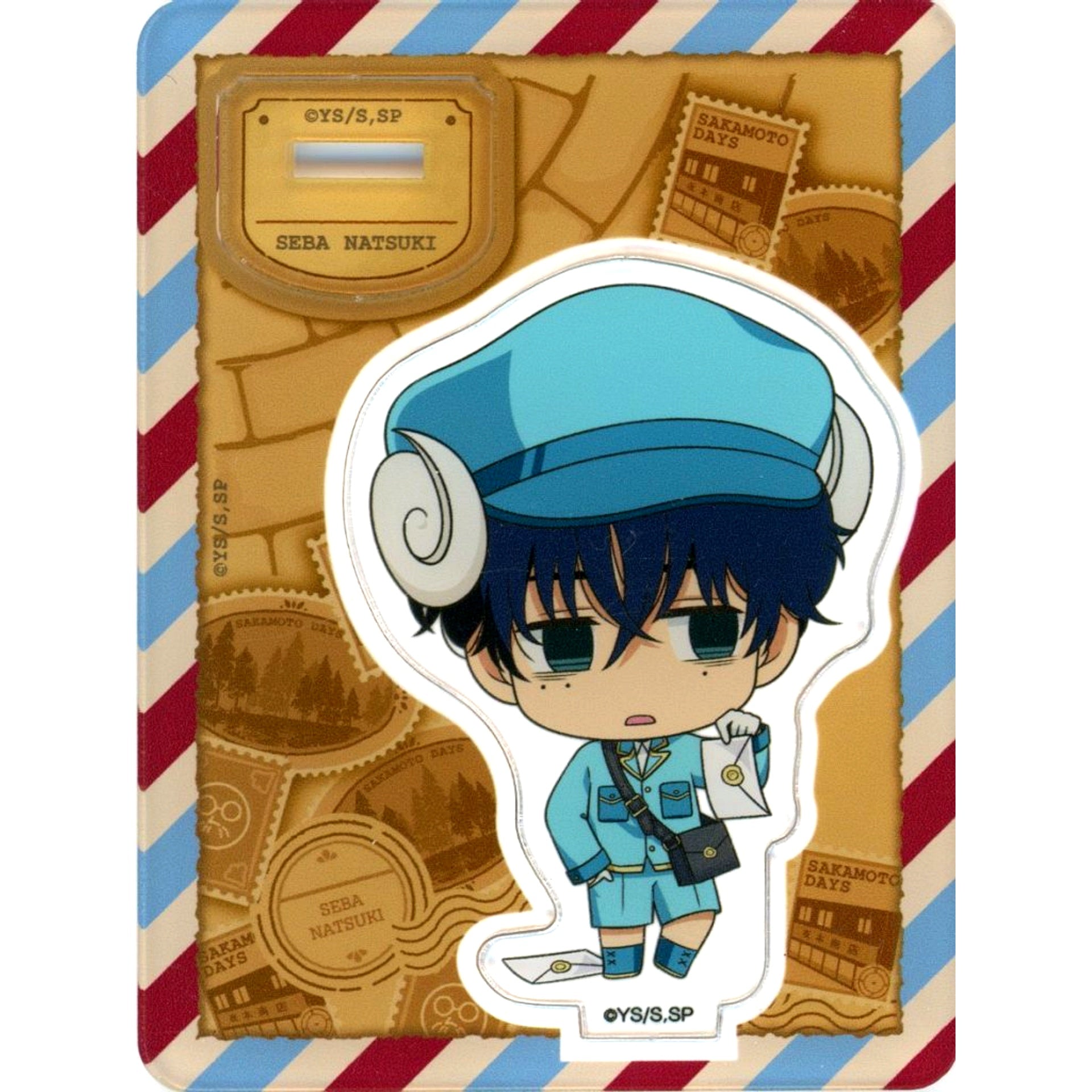 Natsuki Seba Sakamoto Days Acrylic Mascot Otodoke Mail Ver. [USED]