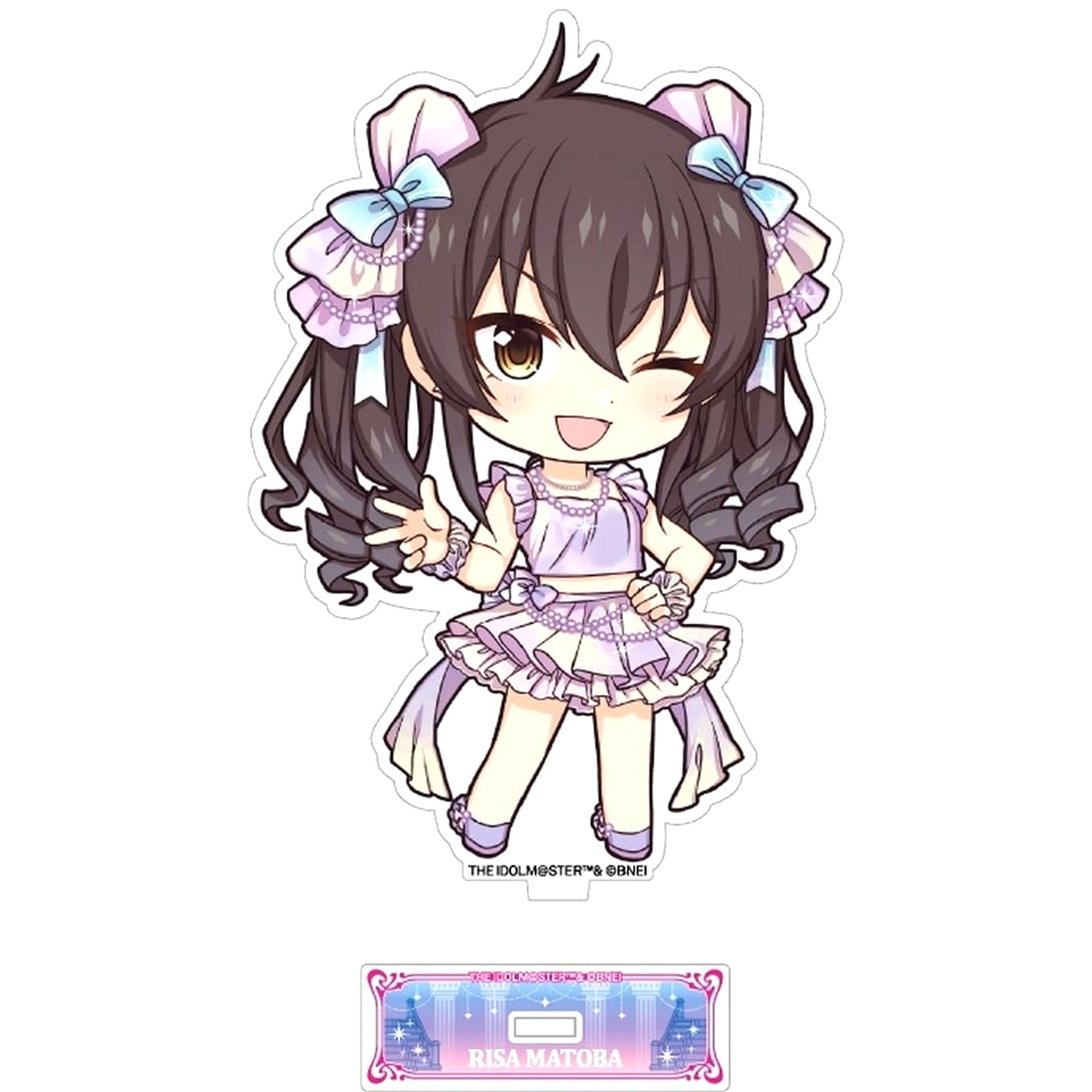 Risa Matoba THE IDOLM@STER CINDERELLA GIRLS Mini Character BIG Acrylic Stand [USED]