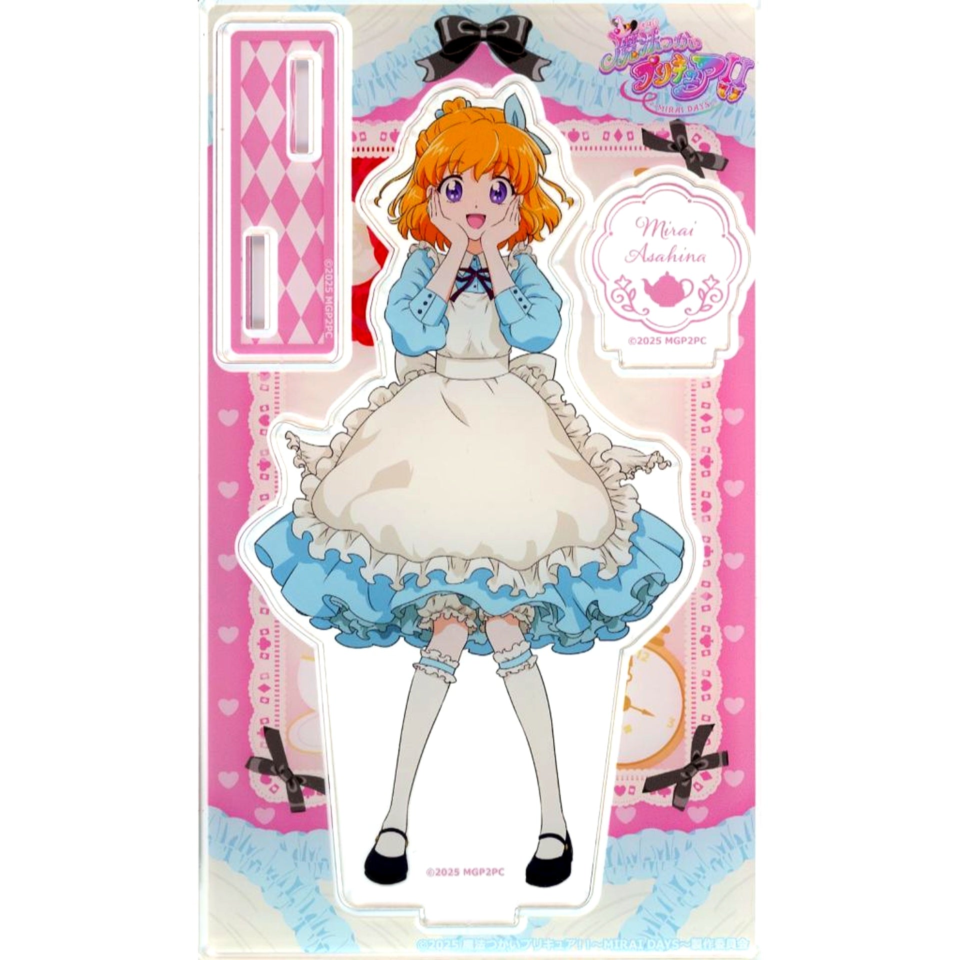 Mirai Asahina Acrylic Stand Maho Girls Precure!! MIRAI DAYS Karaoke no Tetsujin in Wonderland [USED]