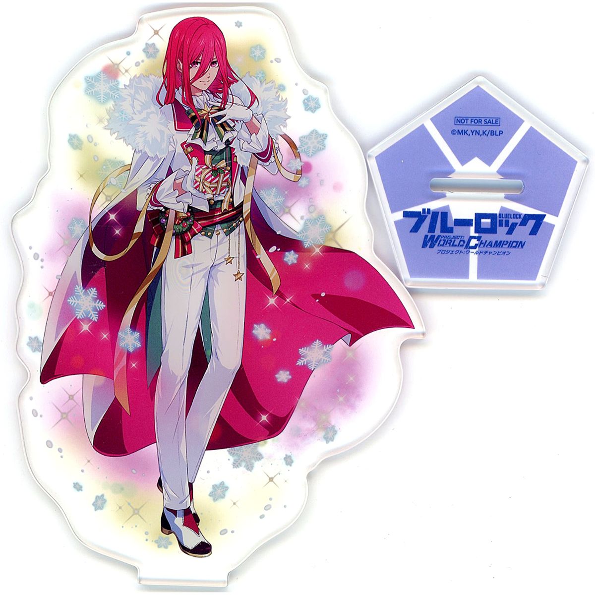 Hyoma Chigiri Holy Night Red Leopard Acrylic Stand Blue Lock Project: World Champion Christmas Campaign Draw Prize D Winning Item [USED]