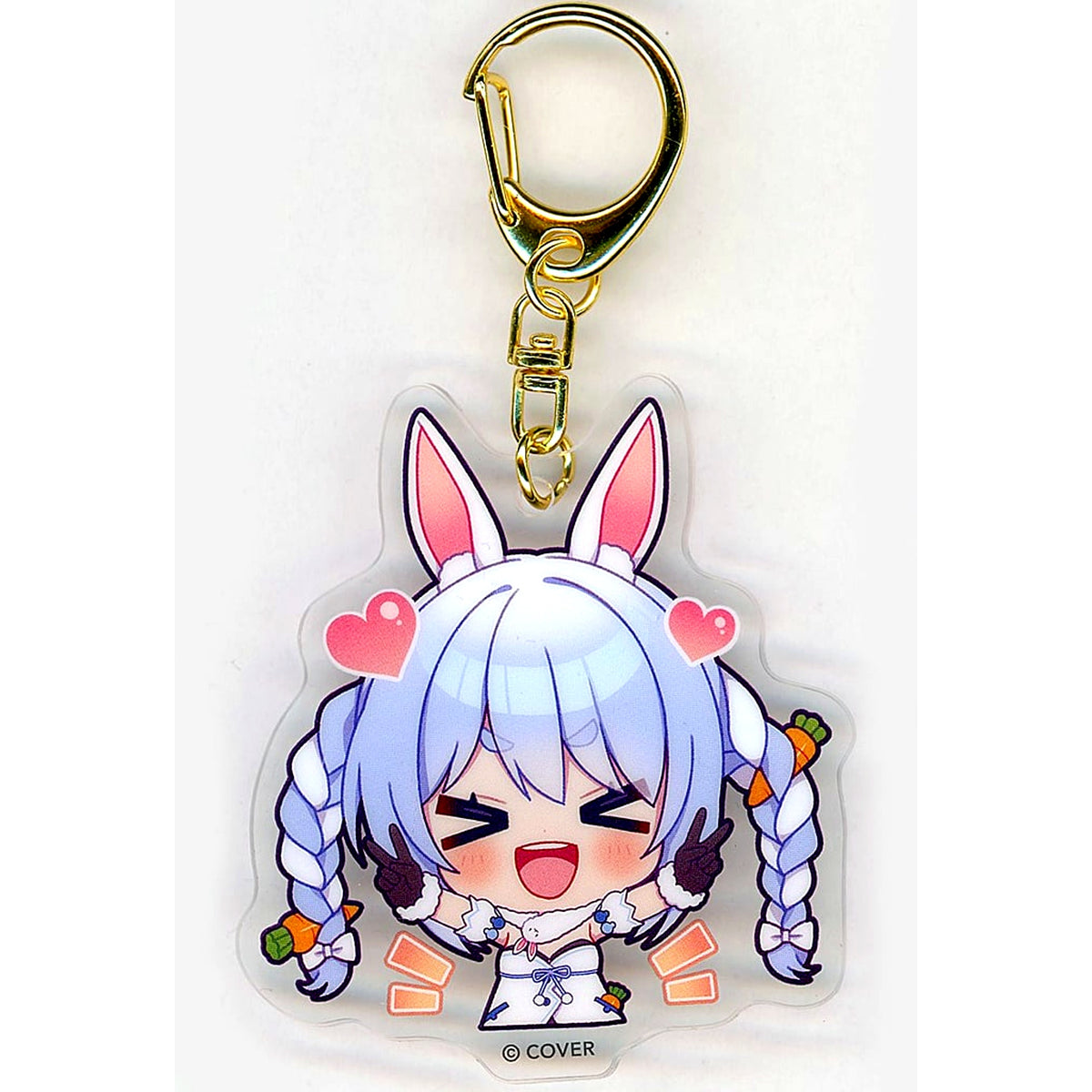 Usada Pekora Heart hololive Virtual YouTuber Birthday Celebration 2025 Random Charm Acrylic Keychain [USED]