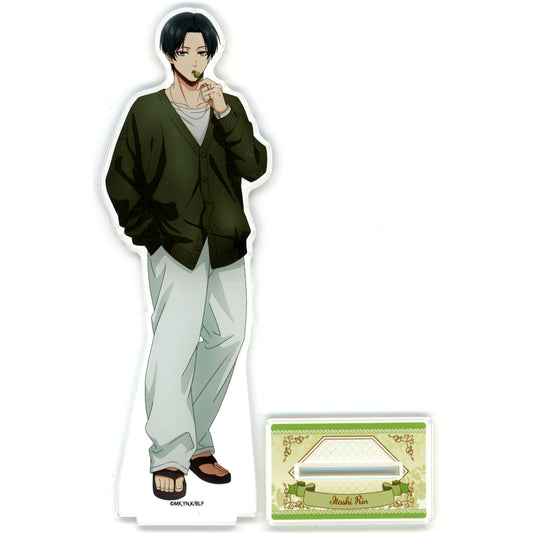 Rin Itoshi Big Acrylic Stand White & Pistachio Ver. Blue Lock THE Chara SHOP [USED]