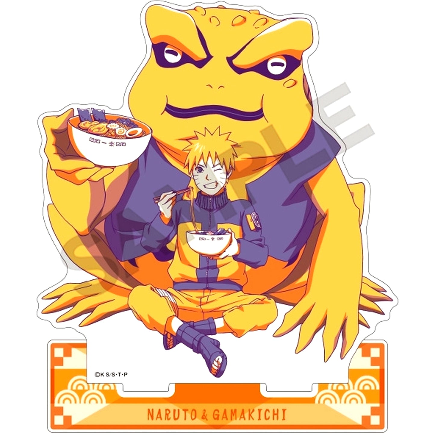 Naruto Uzumaki Rest ClaPalette Acrylic Stand Naruto Shippuden [USED]
