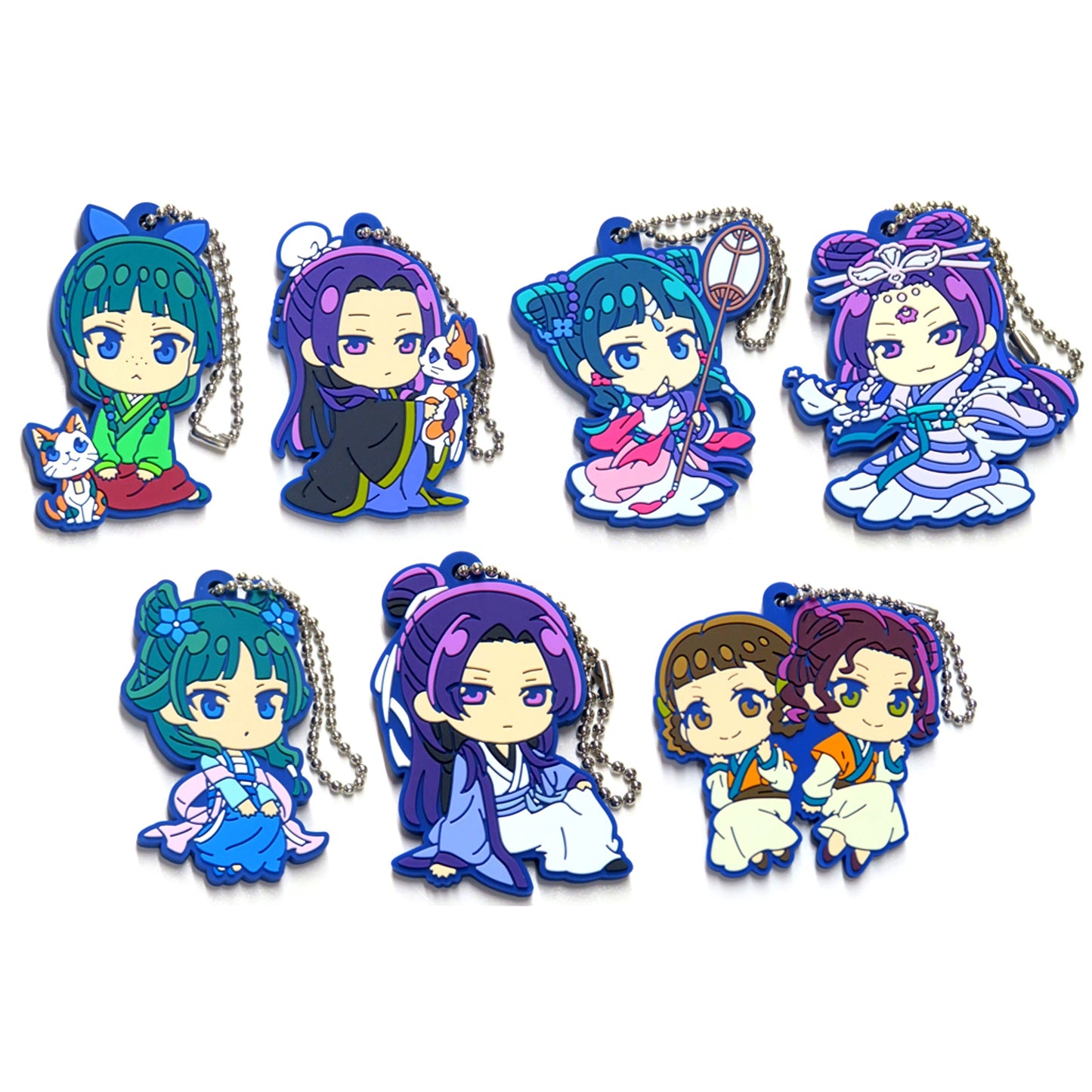Set of 7 The Apothecary Diaries DefoLava! Keychain Vol.3 [USED]