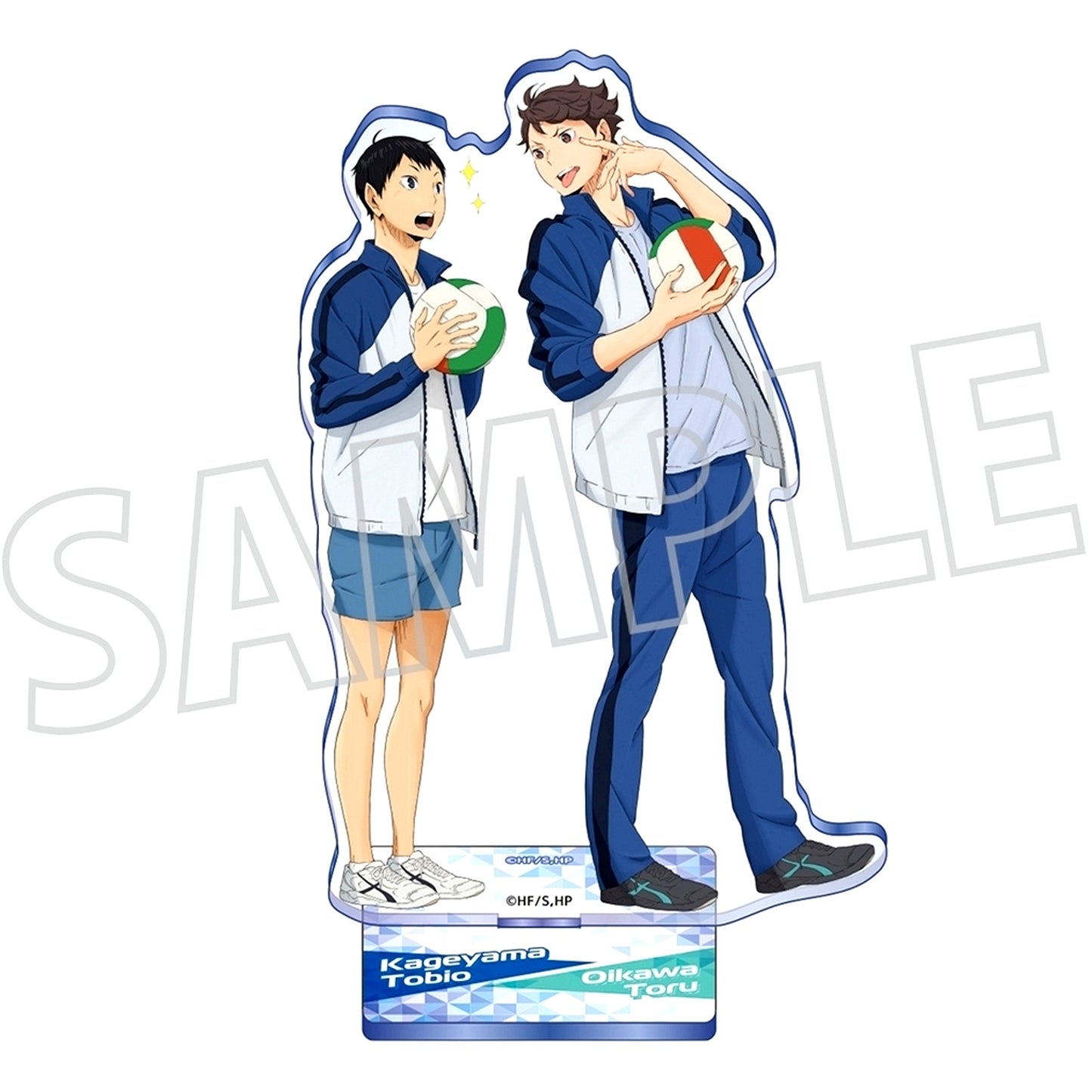Kageyama & Oikawa Fuchi Kara Stand - Acrylic Stand Haikyu!! [USED]