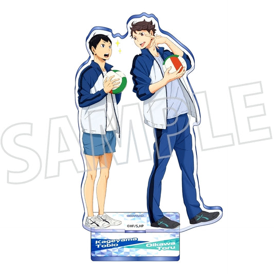 Kageyama & Oikawa Fuchi Kara Stand - Acrylic Stand Haikyu!! [USED]