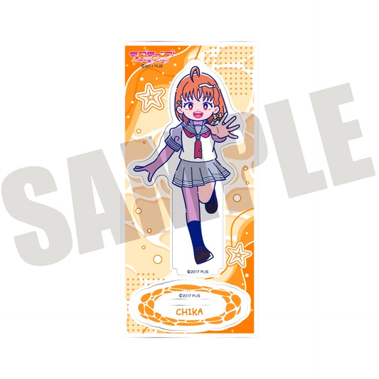 Chika Takami A. New Retro Acrylic Stand Love Live! Sunshine!! [USED]