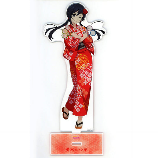 Setsuna Yuki Illustration Ennichi Ver. Oversized Acrylic Stand Love Live! Nijigasaki High School Idol Club POP UP SHOP in AMNIBUS STORE [USED]
