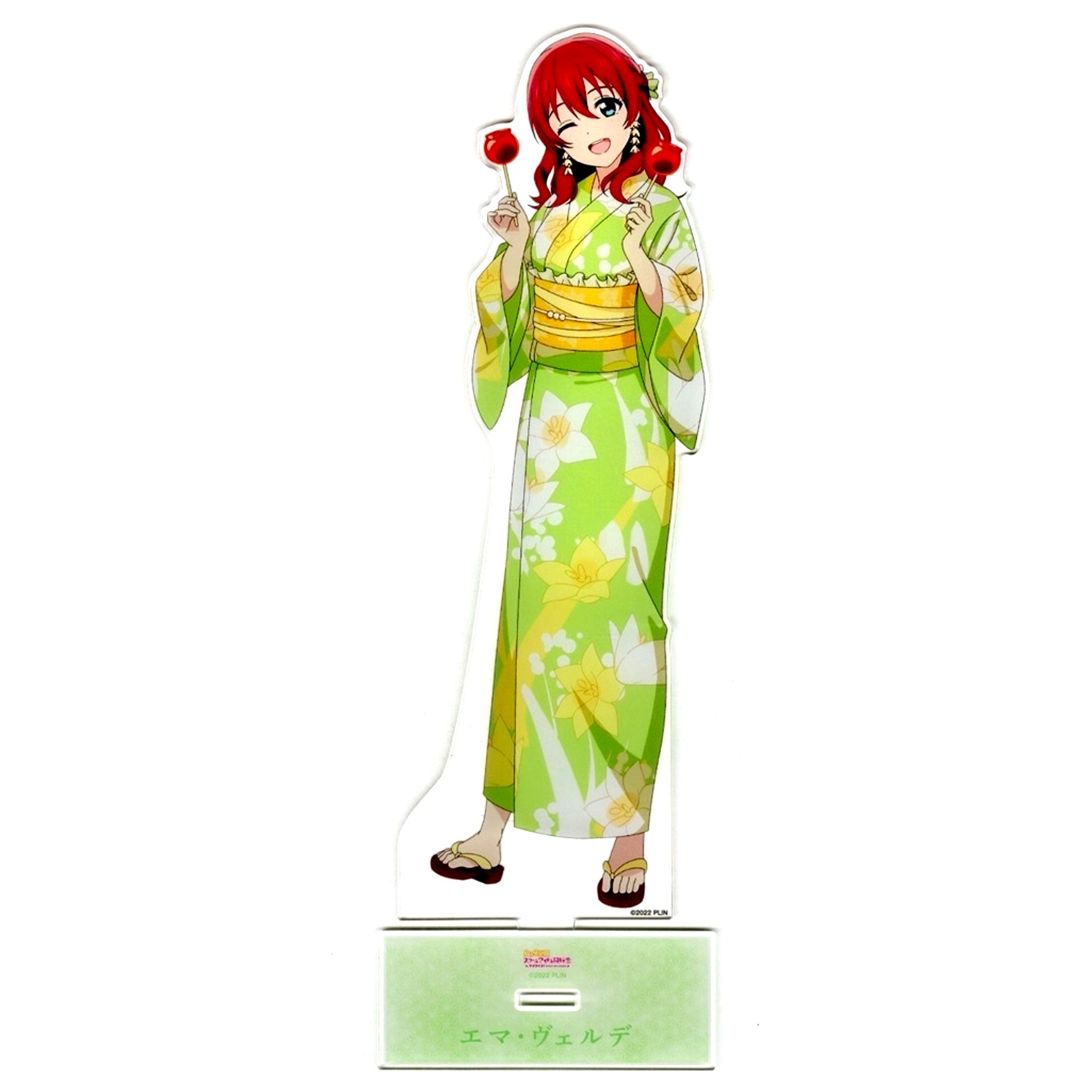 Emma Verde Illustration Ennichi Ver. Oversized Acrylic Stand Love Live! Nijigasaki High School Idol Club POP UP SHOP in AMNIBUS STORE [USED]