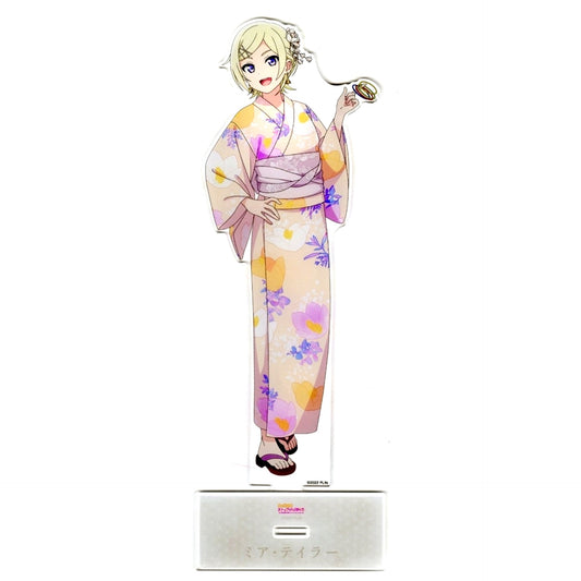 Mia Taylor Illustration Ennichi Ver. Oversized Acrylic Stand Love Live! Nijigasaki High School Idol Club POP UP SHOP in AMNIBUS STORE [USED]