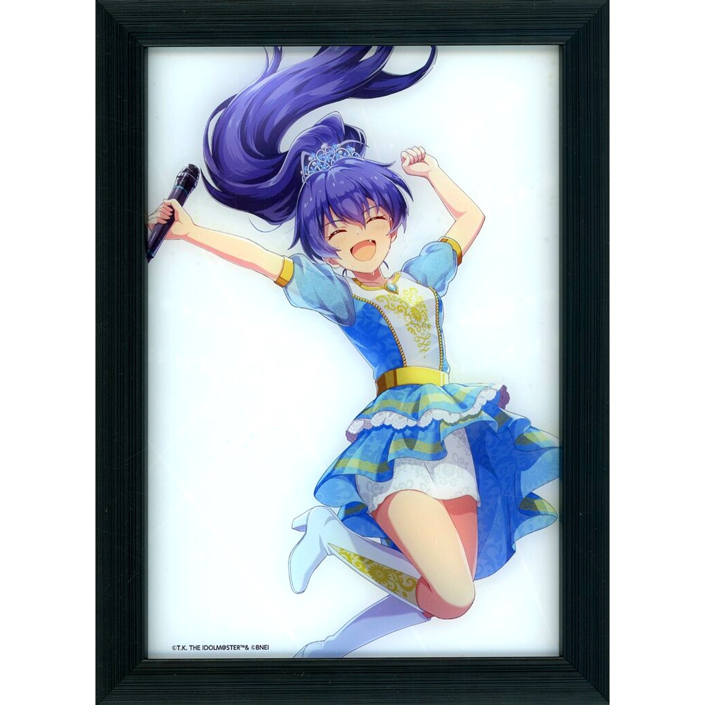 Hibiki Ganaha The Idolmaster 765Pro Allstars Live Never End Idol Commemorative Official Lighting Art Board [USED]