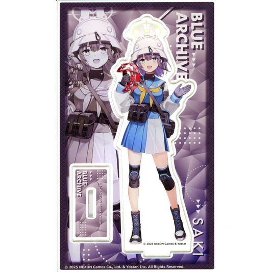 Saki Sorai Acrylic Stand Blue Archive x Karaoke no Tetsujin [USED]