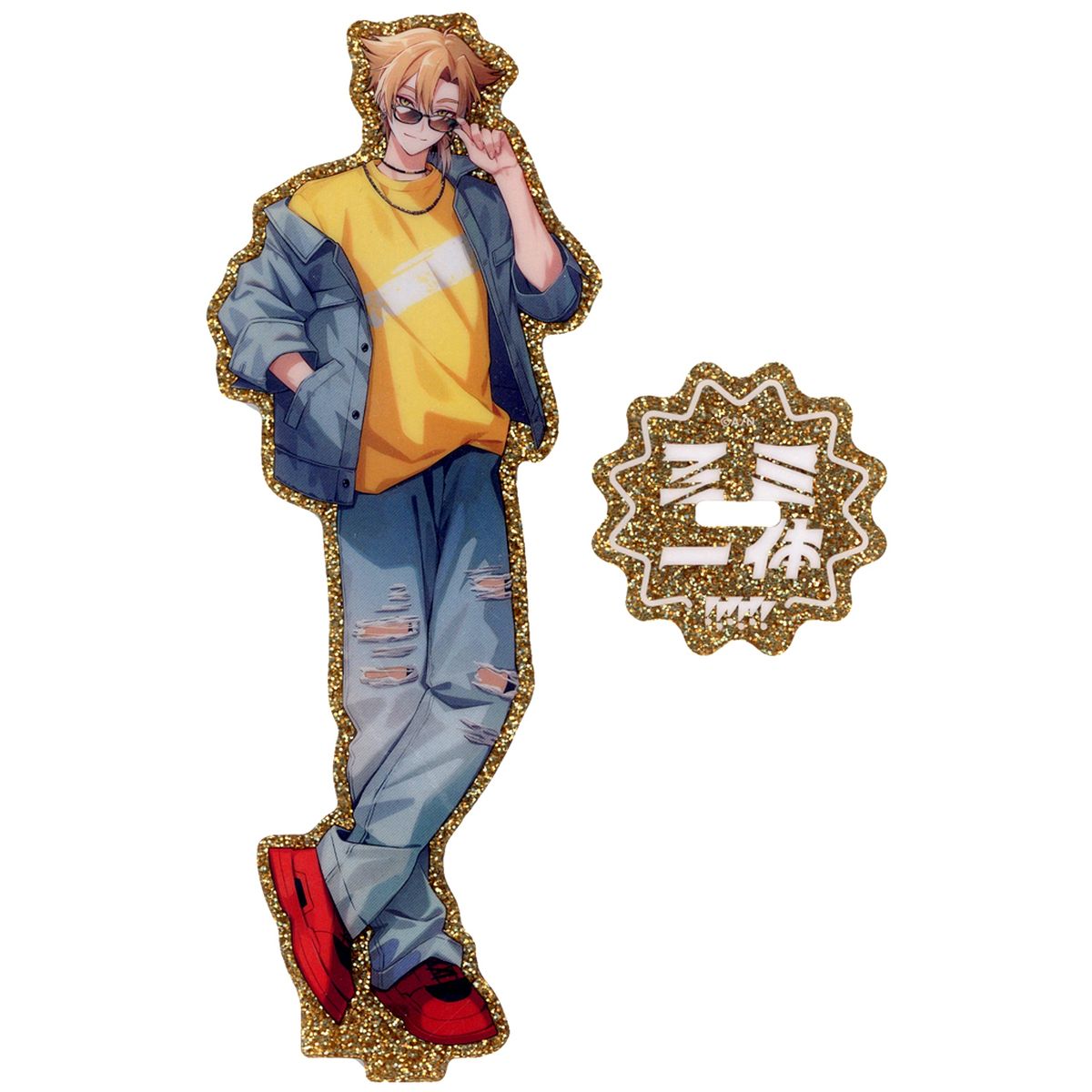 Fushimi Gaku Glitter Acrylic Stand Virtual YouTuber Nijisanji Sanmiittai [USED]