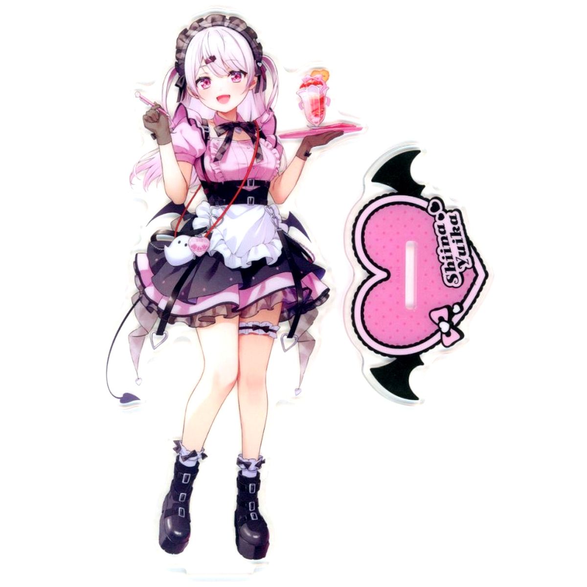Shiina Yuika Acrylic Stand Virtual YouTuber Nijisanji Cafe Cutemare [USED]