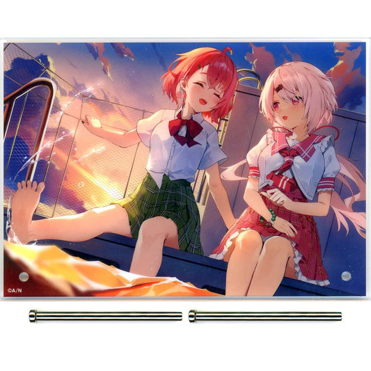 Sakuyui Acrylic Item Panel Virtual YouTuber Nijisanji Achi Achi Nijisanji [USED]